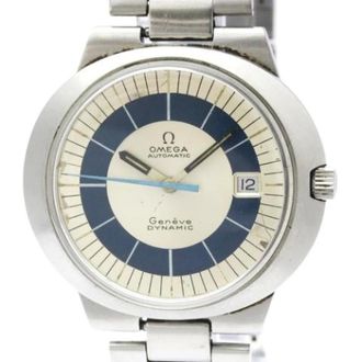 Omega Vintage, unisex, Grijs, ONE Size, Pre-owned Dynamic 166.039 Polshorloge