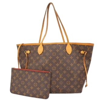 Louis Vuitton Pre-owned Tote Bags, female, Brown, Size: ONE SIZE Pre-owned Vintage Canvas Tote Bag