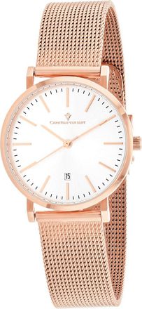 Christian Van Sant Womens Paradigm Silver Round 32mm