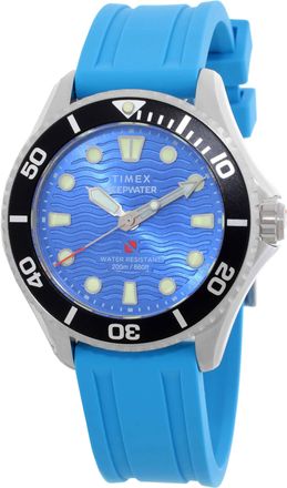 Timex Deep Water Quartz Blue Dial Unisex Watch TW2Y40400