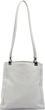 Balenciaga Pre-owned Vintage Tote - Dames - Vintage Schoudertas - Wit - ONE Size - Leer - Vintage