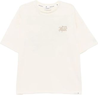 A Bathing Ape T-shirt con logo - Toni neutri