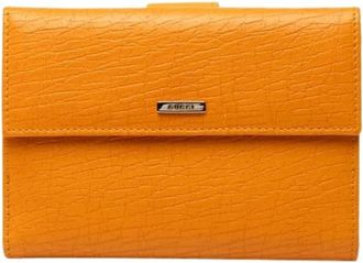 Gucci Pre-owned Vintage Portemonnee - Dames - Vintage Accessoires - Oranje - ONE Size - Leer - Vintage