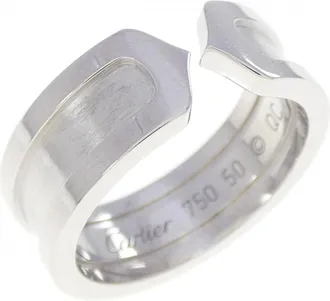 Cartier White Gold White Gold (18K) Band Ring (Pre-Owned)
