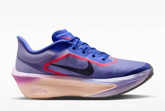 Nike Womens Zoom Fly 6 Road Racing Shoes In Violet Mist/hot Lava/bright Violet/purple Dynasty
