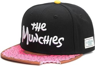 Cayler And Sons Men Caps/Snapback Cap Munchies Black Adjustable