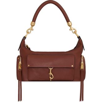 Rebecca Minkoff Mab Leather Shoulder Bag in Sienna at Nordstrom Rack