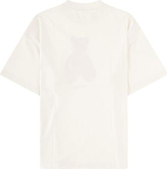 Palm Angels Bear-Motif Cotton T-Shirt - White
