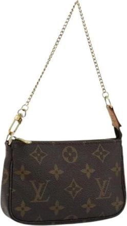 Louis Vuitton Pre-owned Mini Bags, female, Brown, Size: ONE SIZE Pre-owned Mini Pouch