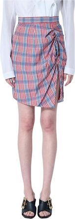 Vivienne Westwood Rokken, Dames, Veelkleurig, M, Check Weave Mini Rok
