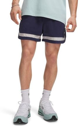 Under Armour Icon Terry Cloth Shorts in Midnight Navy at Nordstrom, Size Xx-Large