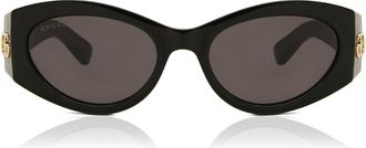 Gucci GG1401S 001 Womens Sunglasses Black Size 53 - Free RX Lenses - Free RX Lenses