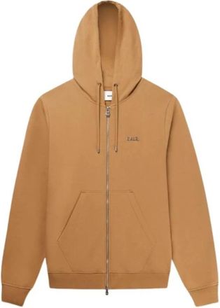 BALR. Balr. - Tops > Lange mouwen tops - Heren - Vesten met rits - Bruin - L - Hoodies & sweatvesten