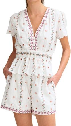 Allison New York Cordelia Top In Floral