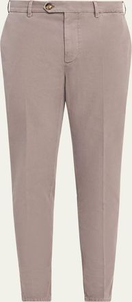Brunello Cucinelli Mens Modern Fit Flat-Front Pants