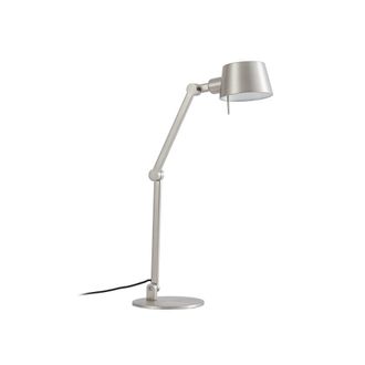 Lucande L&aacute;mpara de mesa de metal gris
