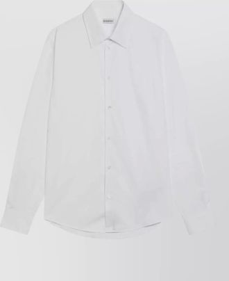 Burberry long sleeve logo detail cotton t shirt