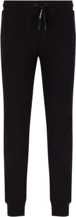 A|X Armani Exchange Joggers Zwarte Elastische Tailleband - Heren - Sweatpants - Zwart - XL - Katoen - Broeken