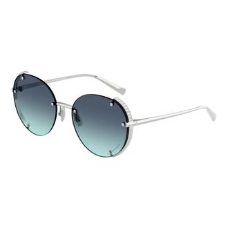 Tiffany & Co. Zonnebril Tf 3110Kb Stijl 62139S - Dames - Zonnebrillen - Grijs - 57 MM - Accessoires