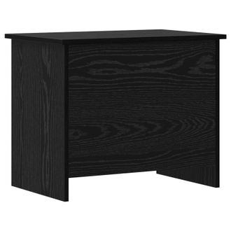 vidaXL Ba&uacute;l De Almacenamiento Roble Negro 60 X 40 X 50 Cm Vidaxl