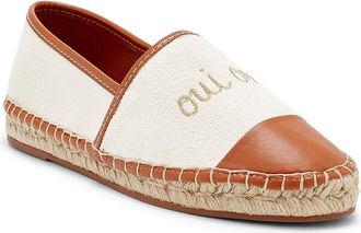 Cinq &agrave; Sept Jenna Denim Espadrille in Natural/Cognac at Nordstrom Rack, Size 9Us / 39Eu