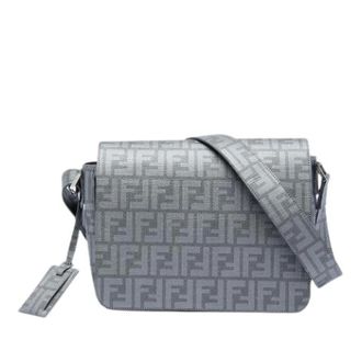 Fendi Pre-owned Canvas fendi-bags - Dames - Pre-owned - Grijs - Maat: ONE Size