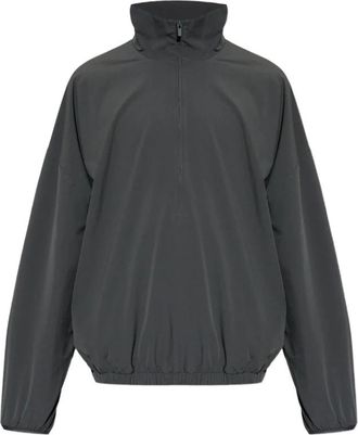 Fear of God Tech Nylon Half Zip Track Jacket - Heren - Trainingsjackets - Grijs - L - Nylon - Fitness