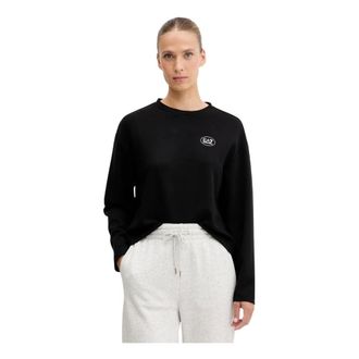 Emporio Armani Emporio Armani Ea7, Tops, Dames, Zwart, S, Polyester, Longsleeve