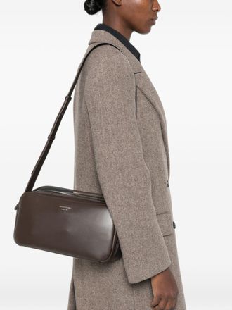Emporio Armani Leather Shoulder Bag - Brown