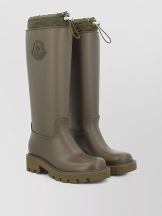 Moncler vinyl high boots