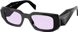 Prada PR 17WSF Asian Fit 16K40J Womens Sunglasses Black Size 51