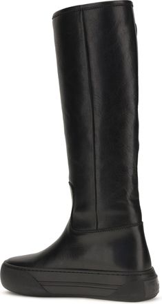 Chlo&eacute; Womens Boots Delia Black Calfskin Calf Leather
