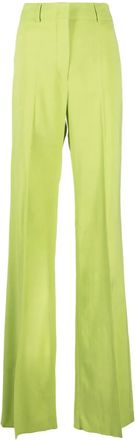 Sportmax Broek met wijde pijpen - Groen