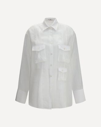 Ermanno Scervino Ramie Shirt Female 42