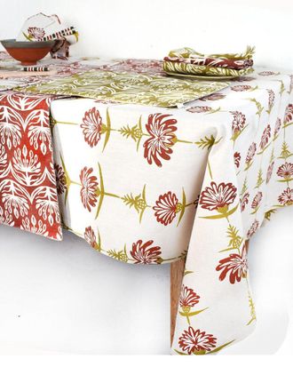 French Home Tropical Garden Tablecloth