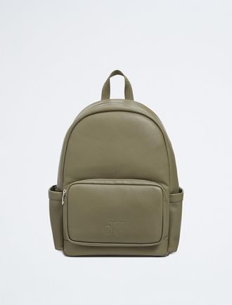 Calvin Klein Mens All Day Campus Backpack - Green
