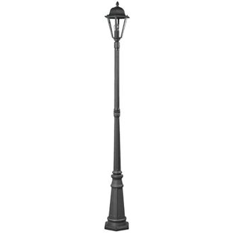 Lindby Farola exterior Edana en Negro de Aluminio - Lindby