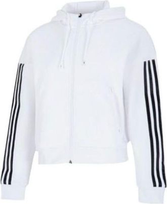 adidas (WMNS) adidas Must Have Knit Jacket Asia Sizing White HM7049