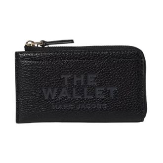 Marc Jacobs Leren Portemonnee met Rits - Dames - Portefeuilles - Zwart - ONE Size - Leer - Accessoires