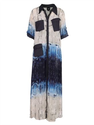N&Uuml; Denmark Tiana Dress In Classic Navy Mix