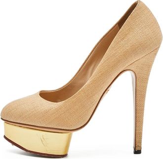Charlotte Olympia 150mm Dolly pumps - Neutrals