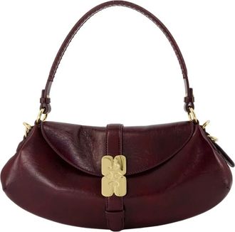 Ganni B-Kat Schoudertas - Dames - Schoudertassen - Rood - ONE Size - Tassen