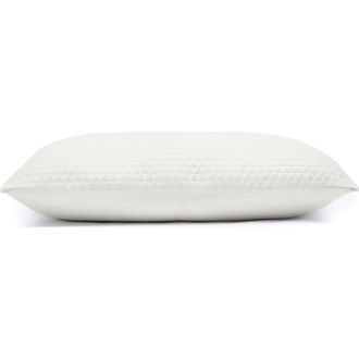 Boll & Branch Signature Texture Stitch Organic Cotton Pillow Sham in White at Nordstrom, Size Standard