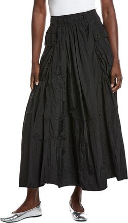 Gracia Long Parachute Cargo Skirt