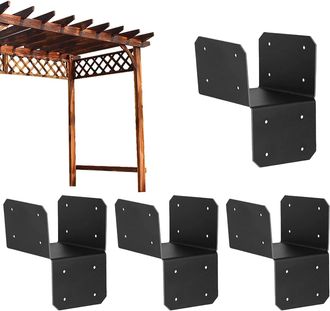 OEM 4 Soportes De Conexi&oacute;n Para Postes De P&eacute;rgola, Montaje De Alta Resistencia, Para Uso En Cobertizos Y Jardines