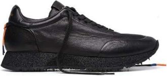 Barracuda Kleurrijke Achter Sneaker met Gerecyclede Rubberen Zool - Dames - Sneakers - Zwart - 40 EU - Leer - Schoenen