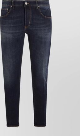 Pantaloni Torino straight leg trousers faded wash