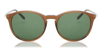 Ferragamo SF 911S 210 Mens Sunglasses Brown Size 53