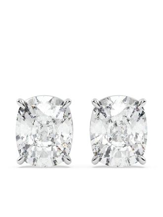 Tilla 14K white gold lab grown diamond cluster earrings
