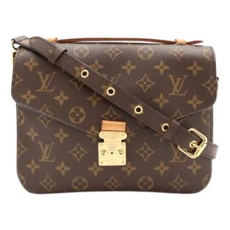 Louis Vuitton Pre-owned Canvas Cross Body Bag - Dames - Pre-owned - Bruin - Maat: ONE Size
